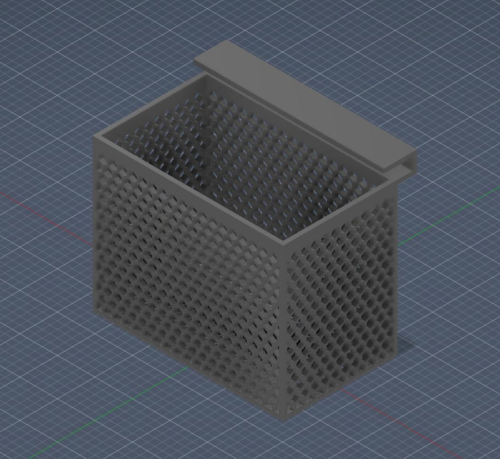 Open Face Refugium | Coral Basket | Coral Cage | Hang On | Custom Sizes | 3x5x4 inches | Reef Safe