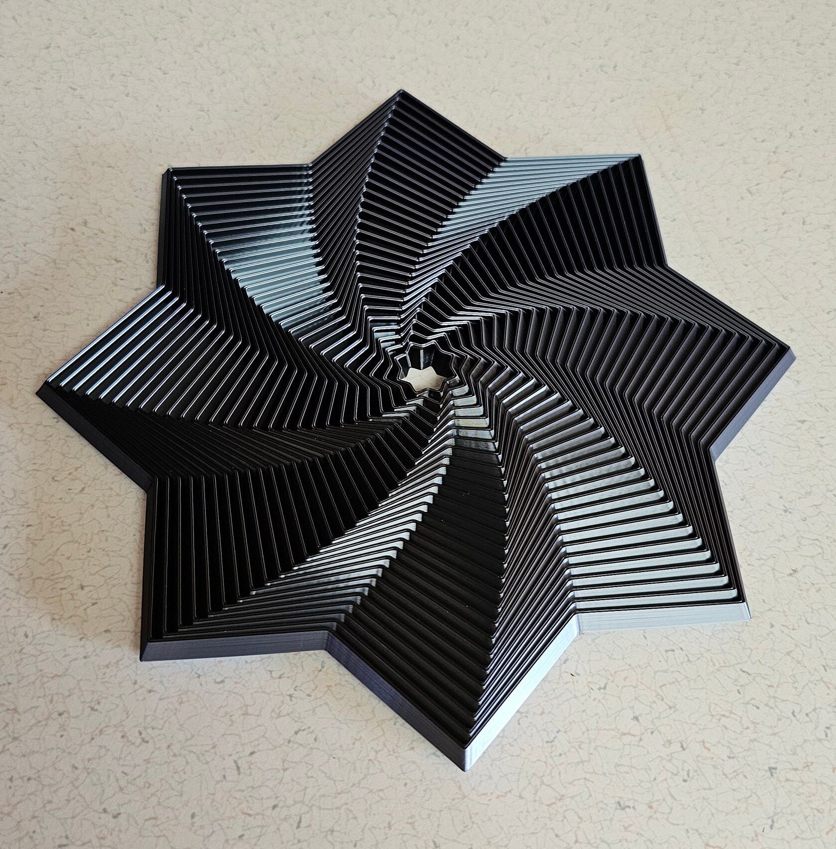 Fractal Fidget Star 7 inch