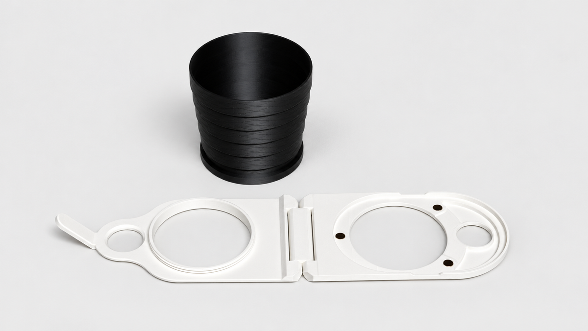 Seestar S50 Pro Folding Dew Shield | Magnetic Attachment | 3D Printed Telescope Accessory