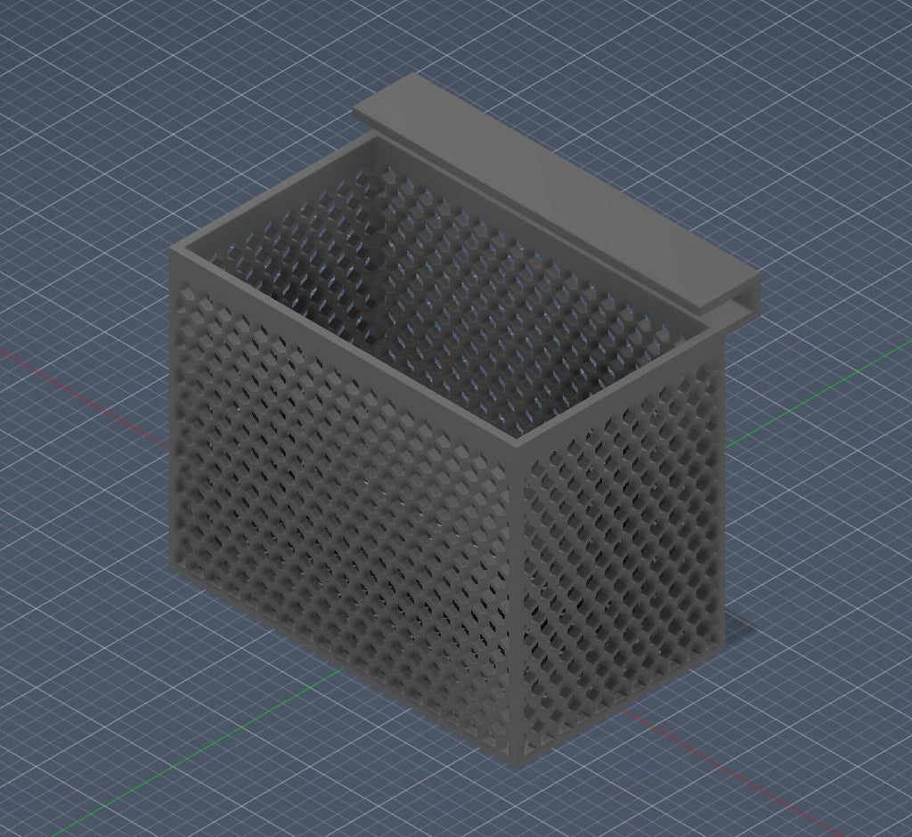 Open Face Refugium | Coral Basket | Coral Cage | Hang On | Custom Sizes | 3x5x4 inches | Reef Safe