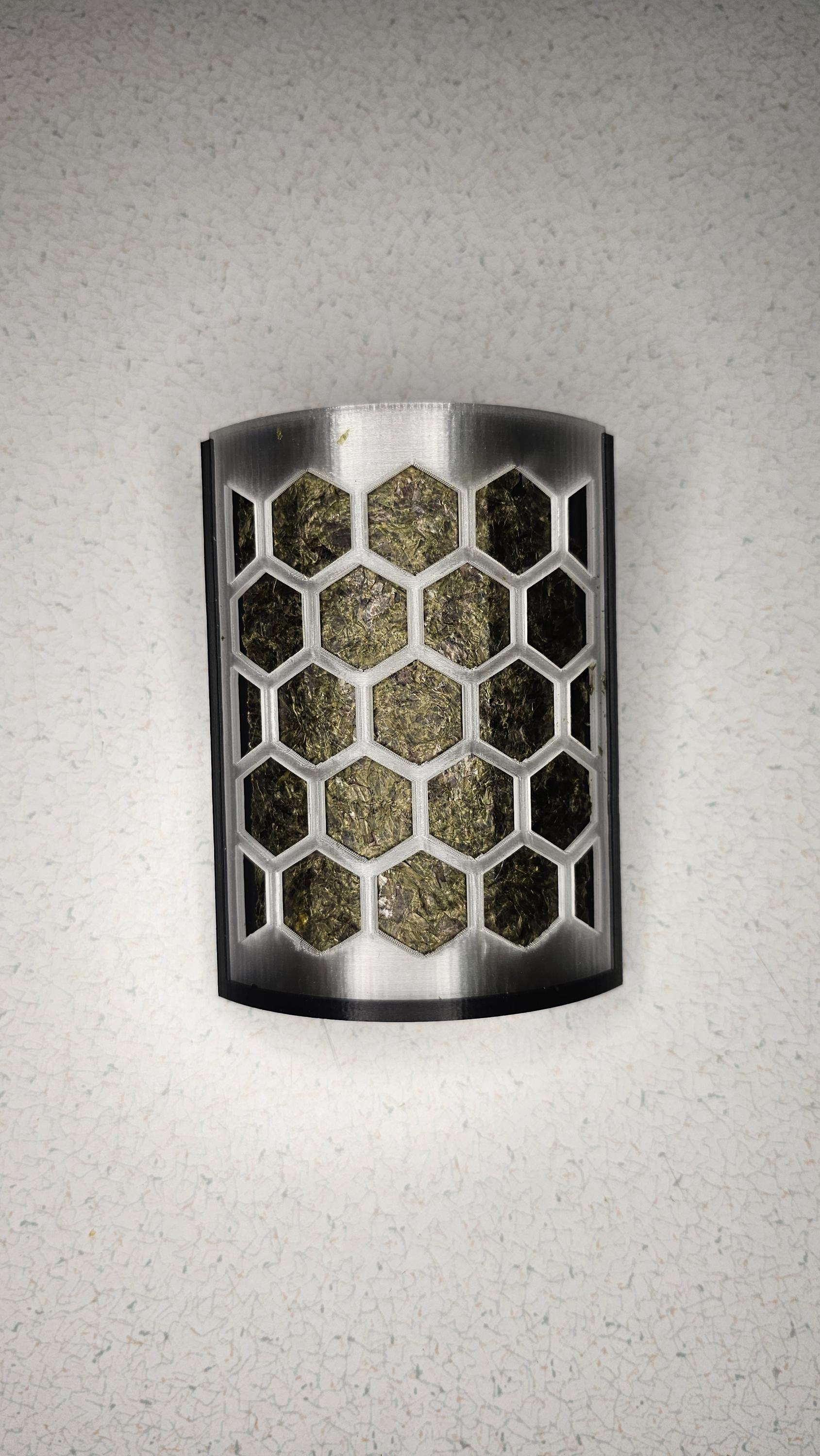 Hex Mesh Nori Seaweed Feeder | Reef tank | Saltwater | 3d Printed | Suction Cup