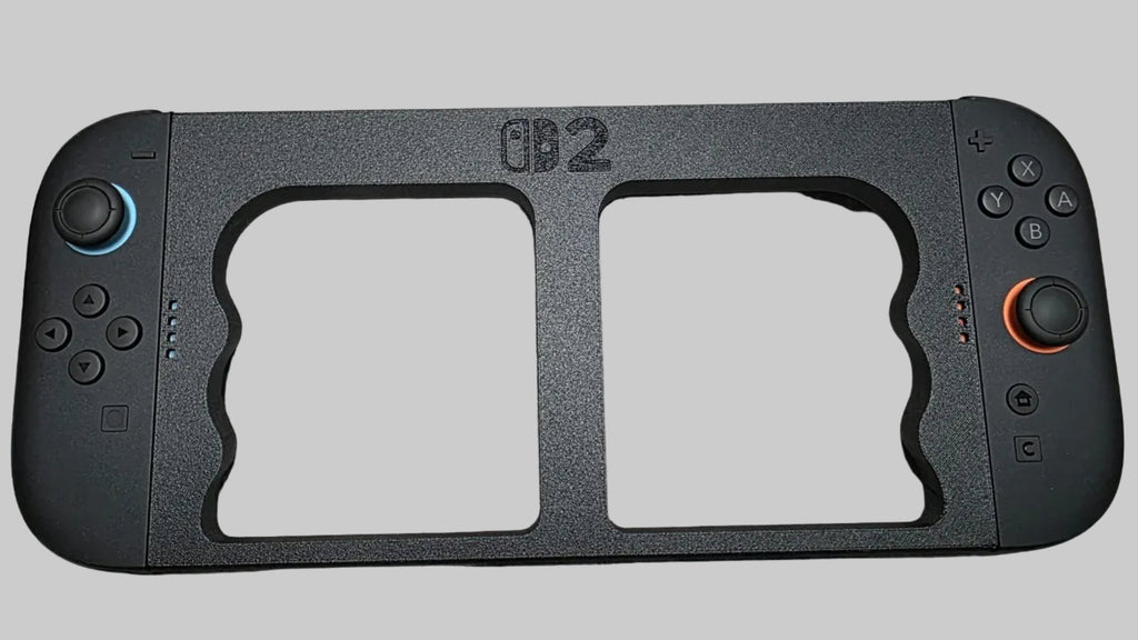 Switch 2 Joycon Ergonomic Extended Holder | 4.5, 6, or 8 inches wide | Magnetic | Nintendo Switch 2 | Petg Cf | 3d Printed