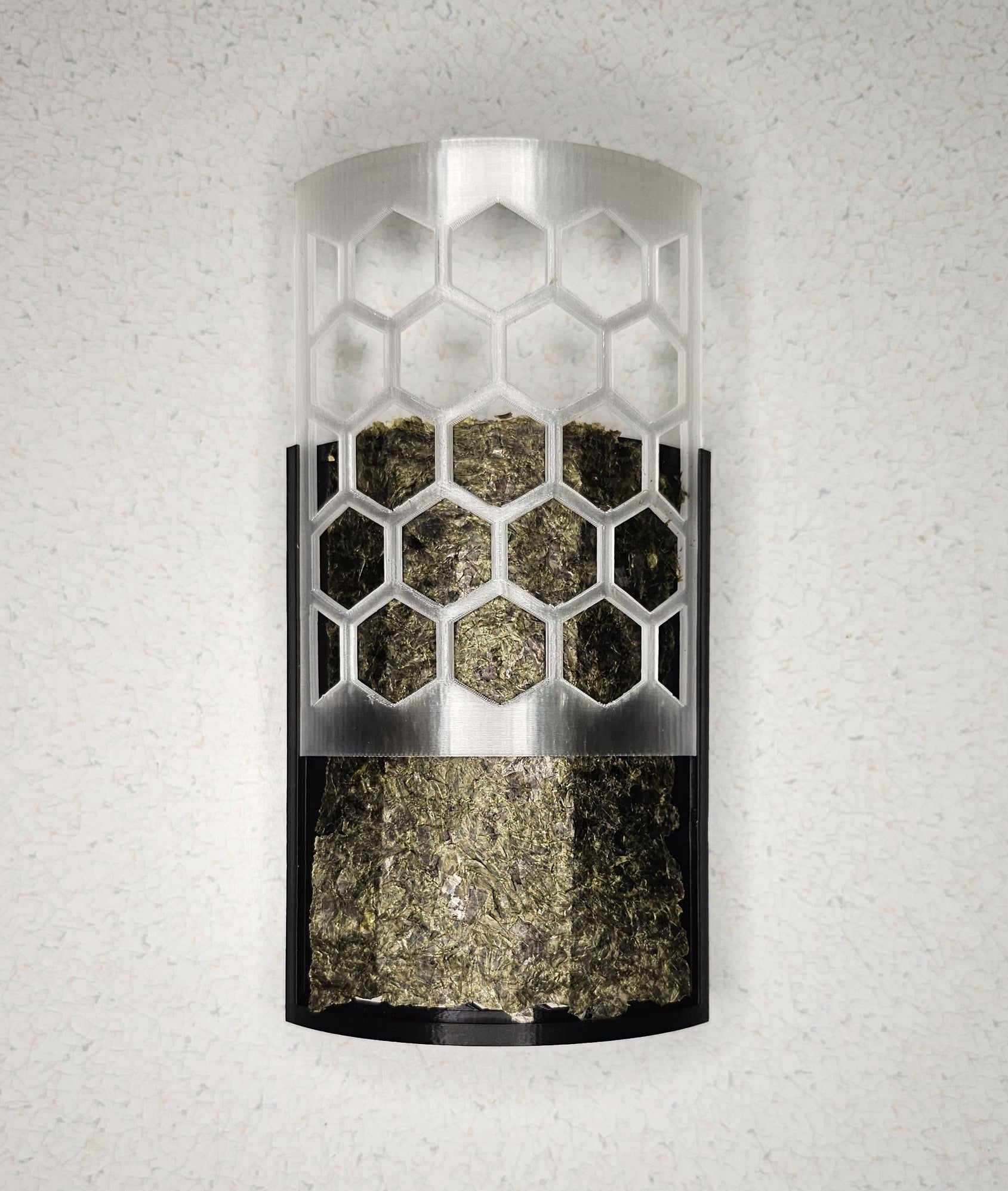 Hex Mesh Nori Seaweed Feeder Magnetic N52 | Reef tank | Saltwater | 3d Printed | Magnetic up to 3/4 glass