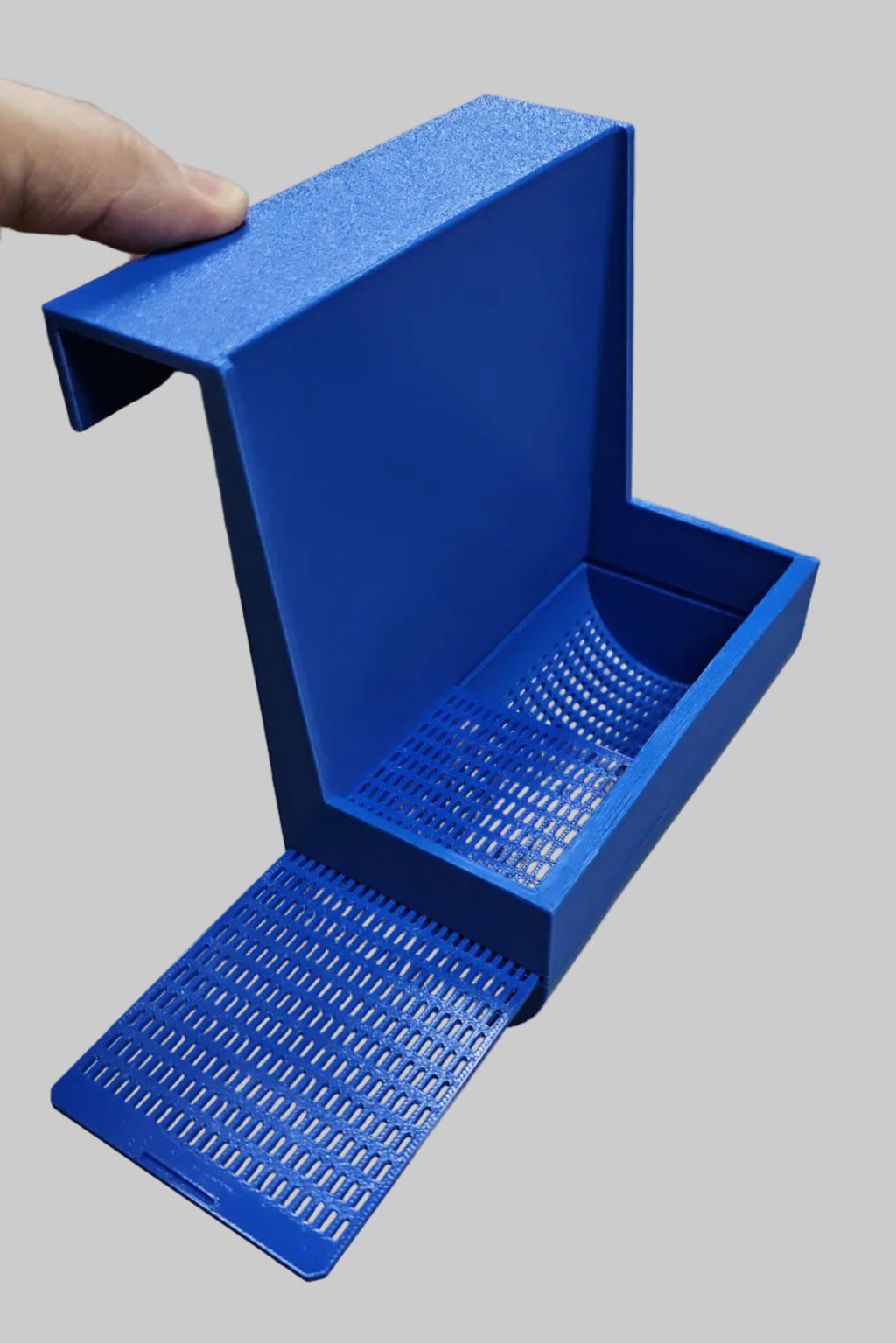 Hang on sump filter tray with carbon chamber | 6 inch wide | Reef Safe