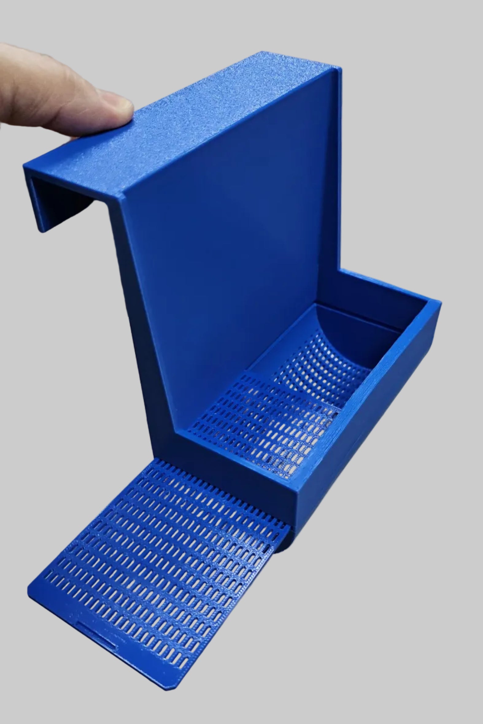 Hang on sump filter tray with carbon chamber | 6 inch wide | Reef Safe