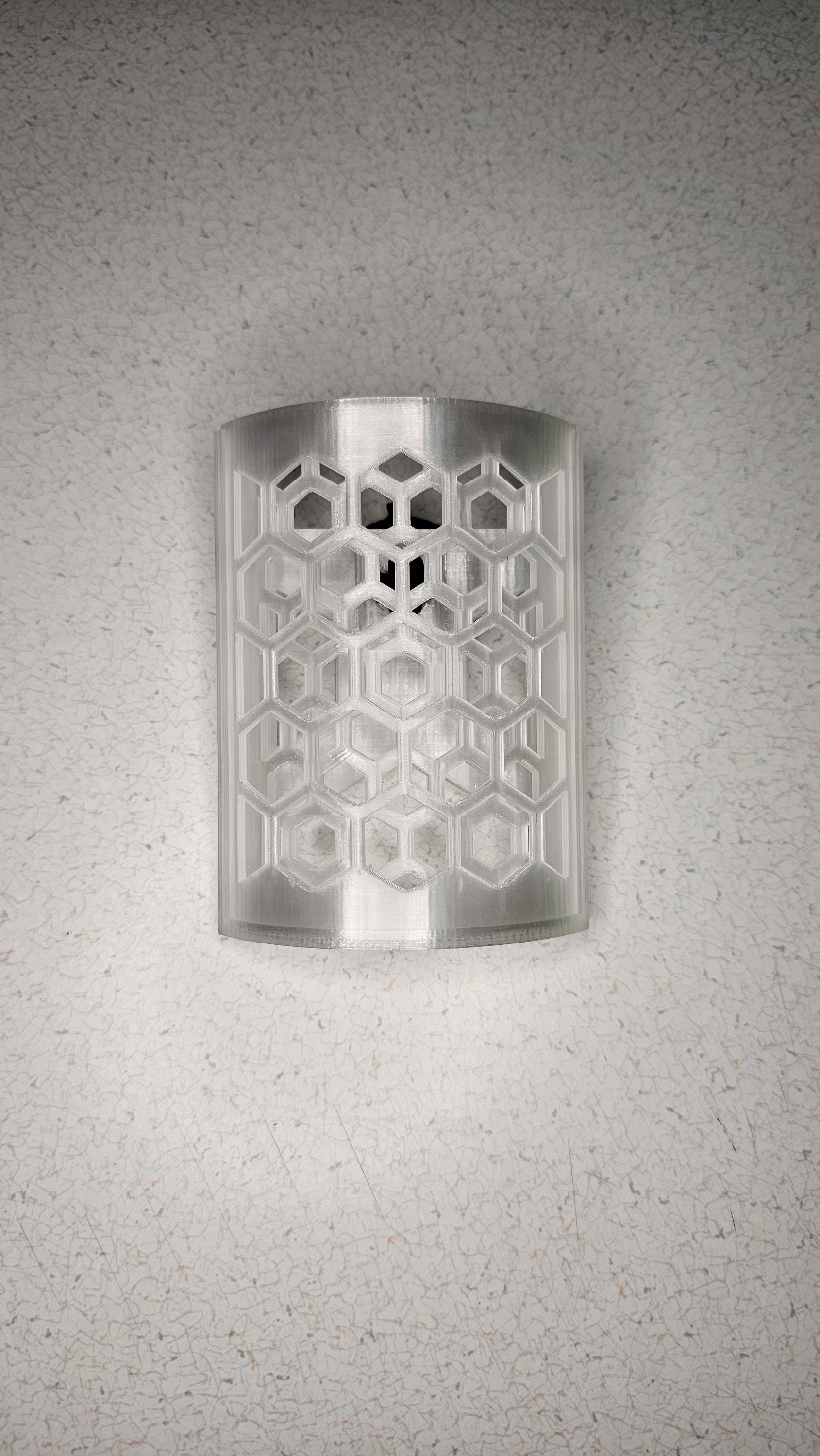 Hex Mesh Nori Seaweed Feeder | Reef tank | Saltwater | 3d Printed | Suction Cup