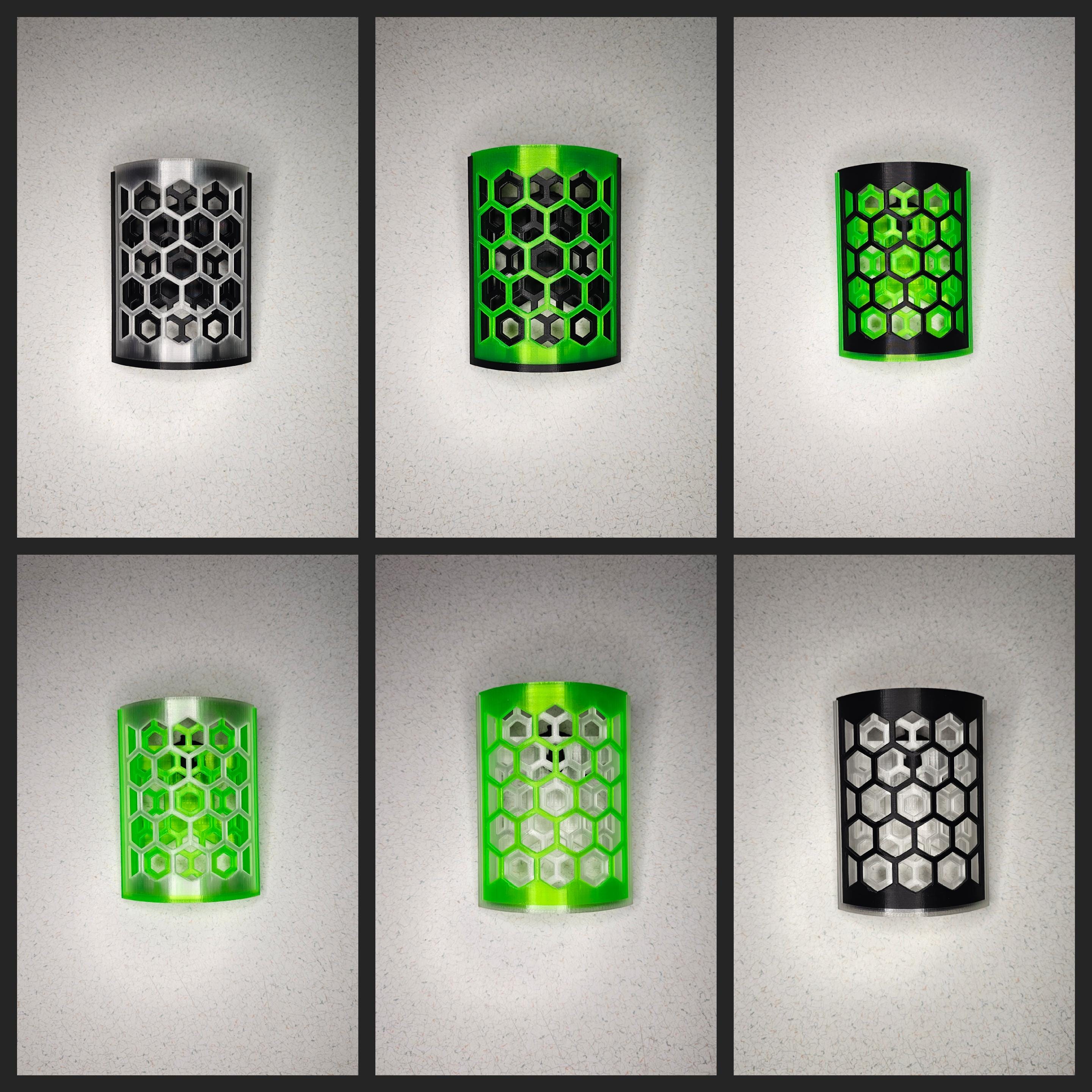 Hex Mesh Nori Seaweed Feeder | Reef tank | Saltwater | 3d Printed | Suction Cup