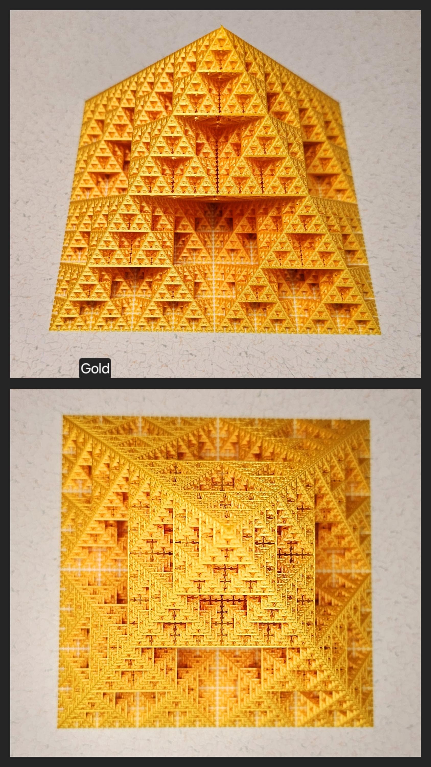 Fractal Pyramid | Sierpinski Octahedron | Sierpinski Triangle