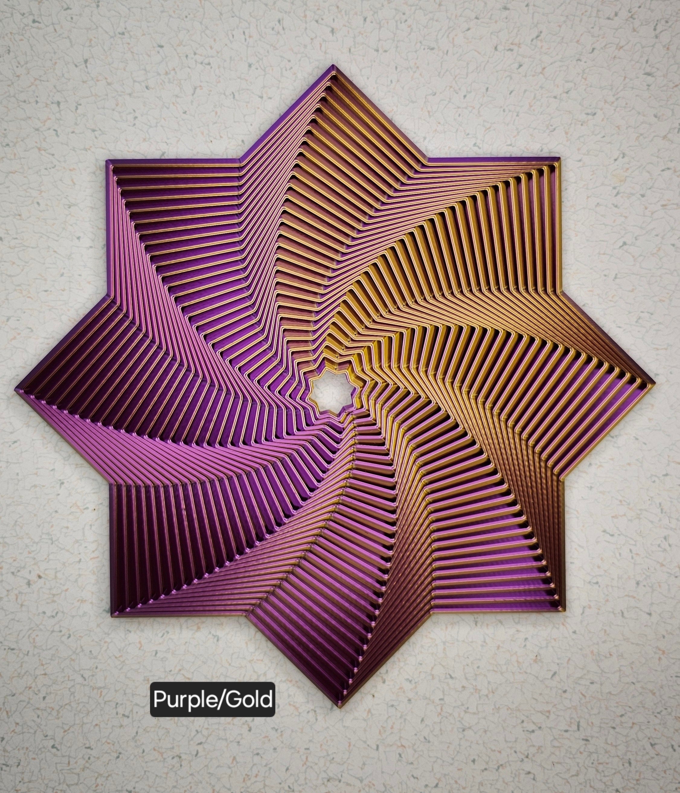 Fractal Fidget Star 7 inch