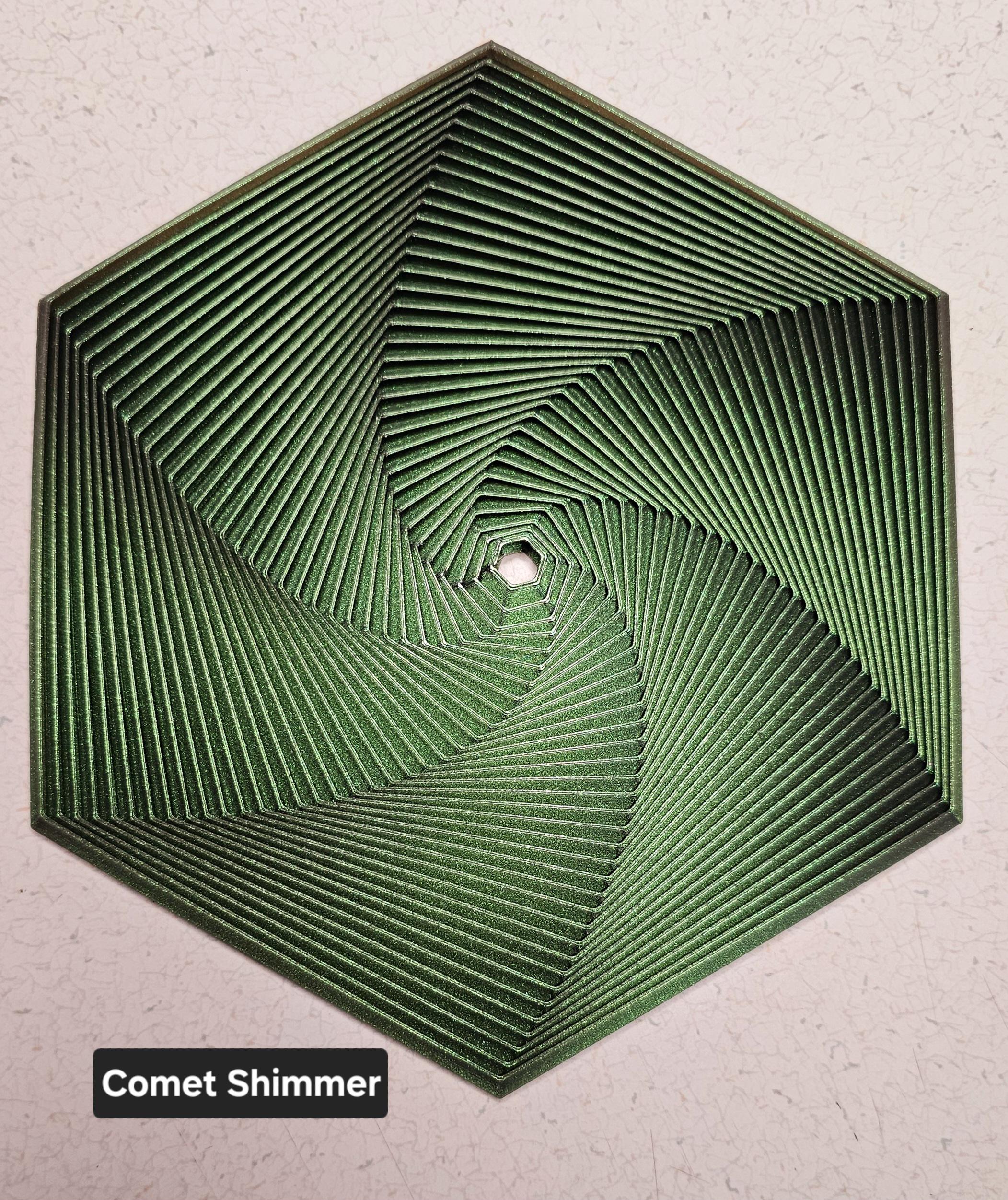 Hexagon Superfidget 7 inch | Desk toy | Stress relief | Fractal hexagon | 3d Printed | Hancrafted