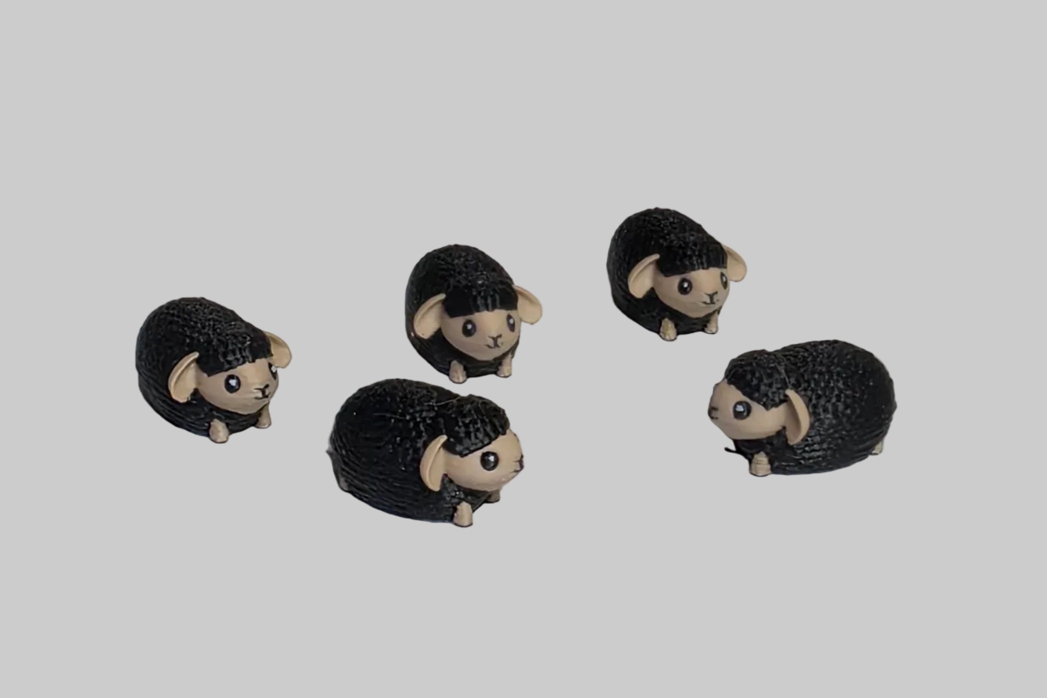 Miniture Multicolor Magnetic Sheep 5pack