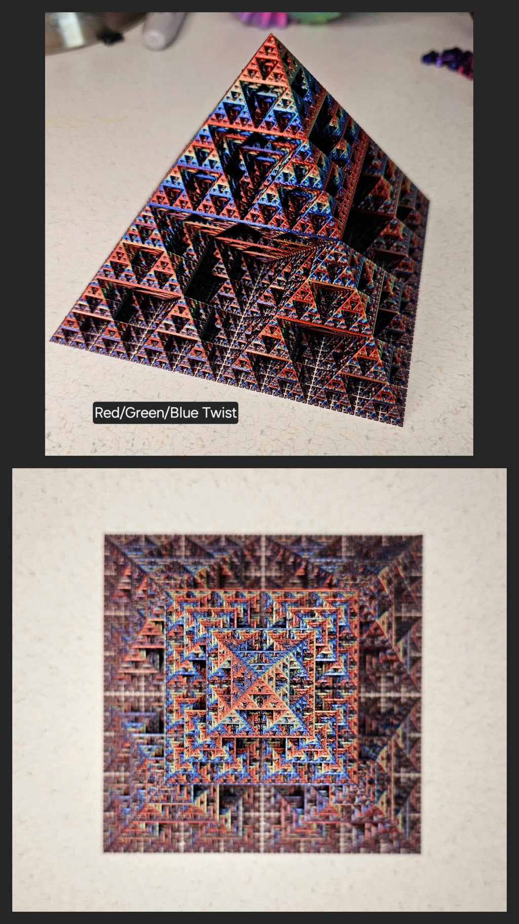 Fractal Pyramid | Sierpinski Octahedron | Sierpinski Triangle