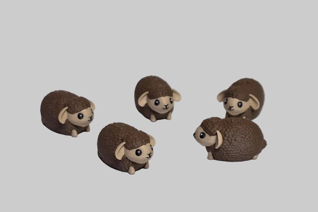 Miniture Multicolor Magnetic Sheep 5pack