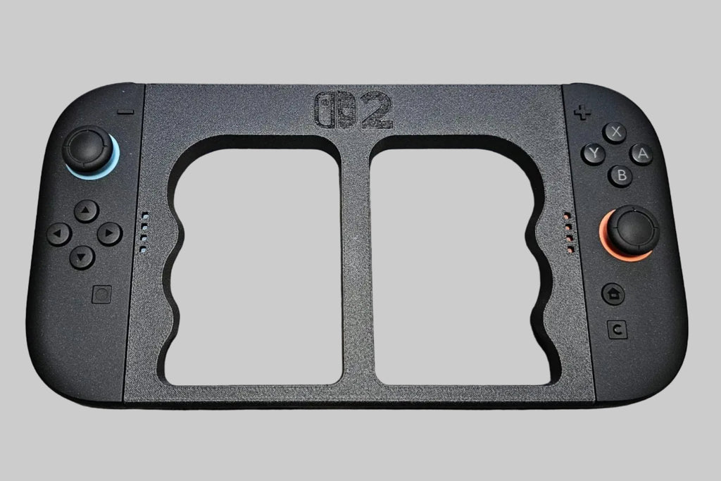 Switch 2 Joycon Ergonomic Extended Holder | 4.5, 6, or 8 inches wide | Magnetic | Nintendo Switch 2 | Petg Cf | 3d Printed