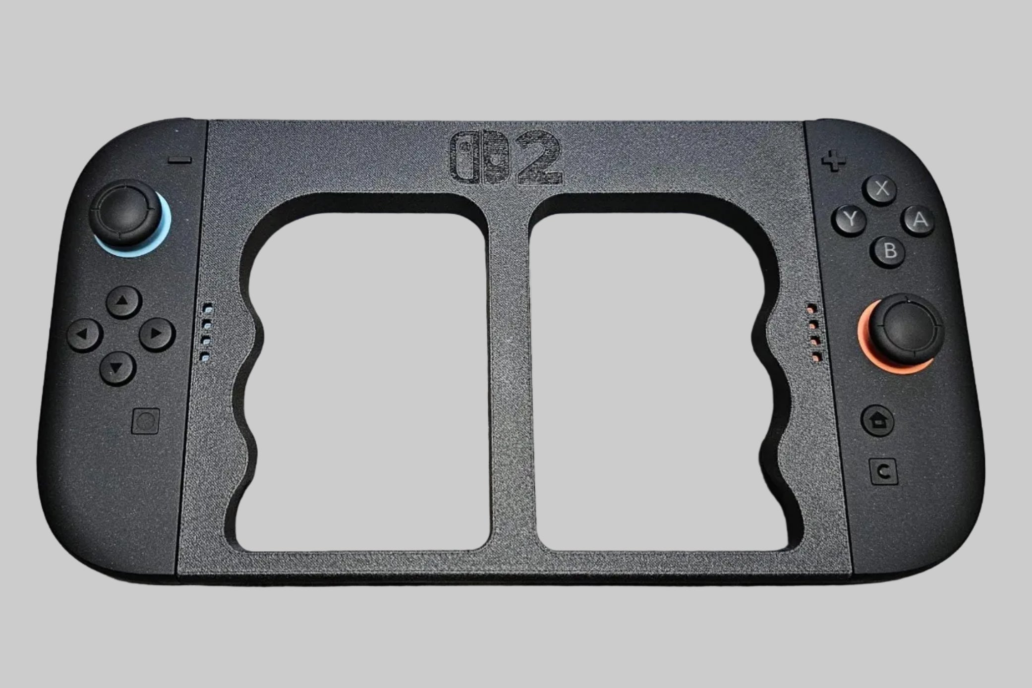 Switch 2 Joycon Ergonomic Extended Holder | 4.5, 6, or 8 inches wide | Magnetic | Nintendo Switch 2 | Petg Cf | 3d Printed