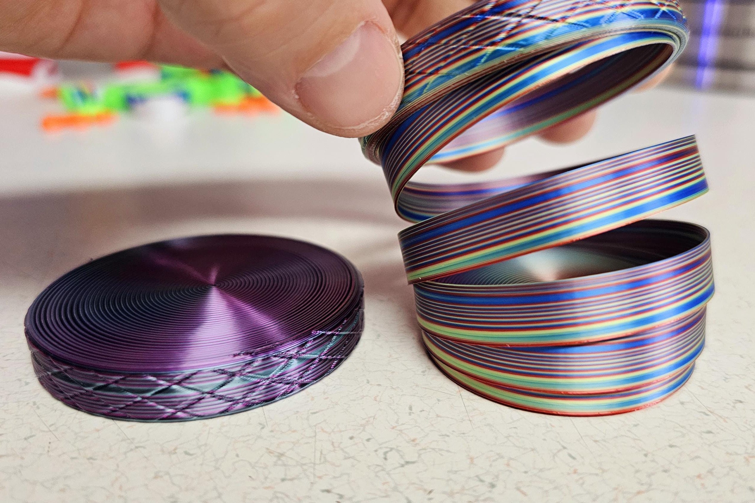 Spiral Slinky Sensory Fidget | Stress Relief | ADHD | 2 5/8 inch diameter
