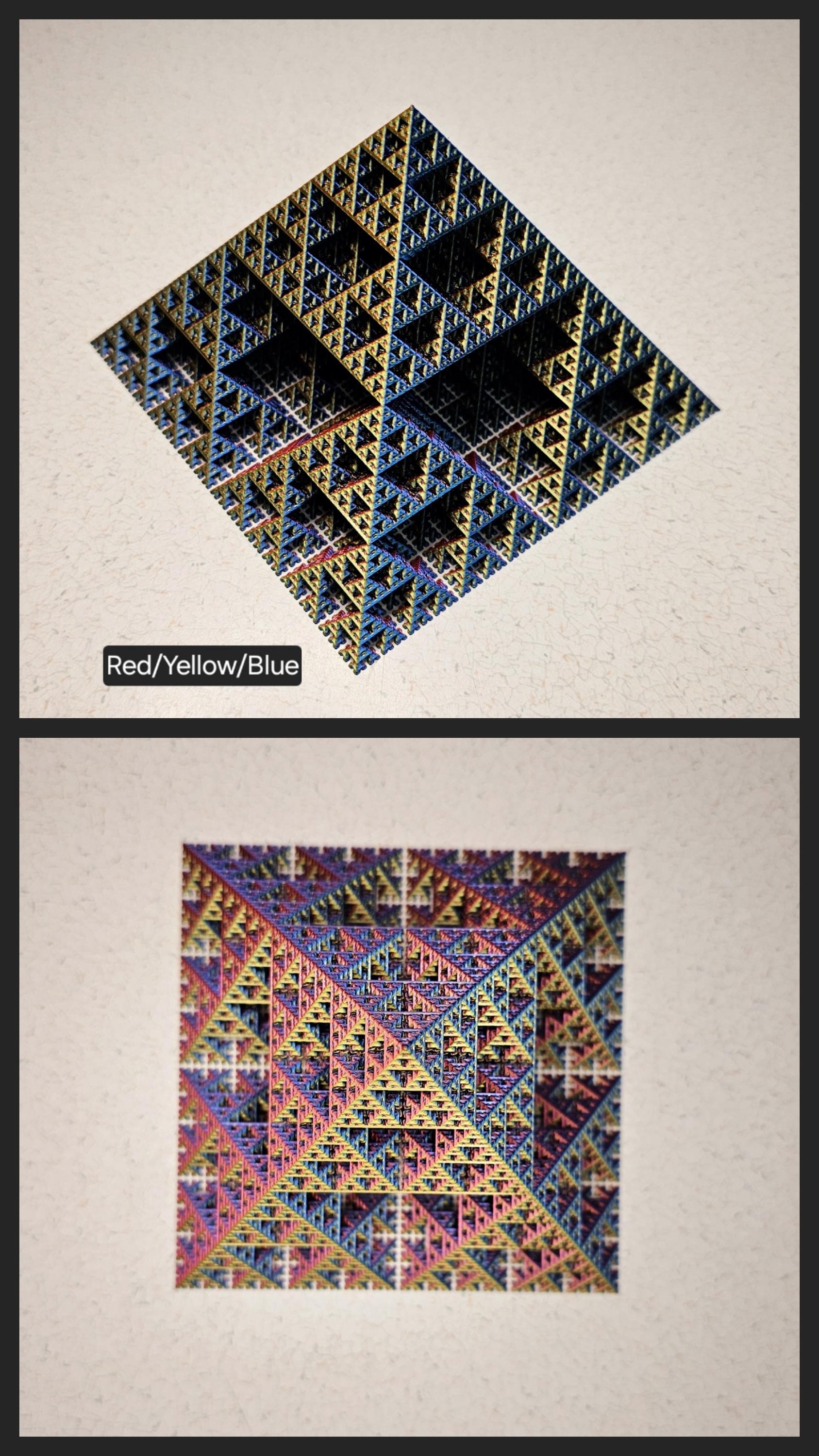 Fractal Pyramid | Sierpinski Octahedron | Sierpinski Triangle