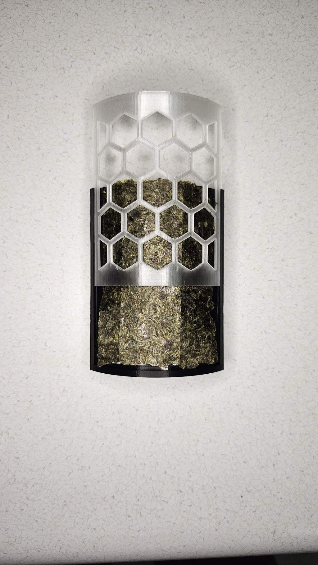 Hex Mesh Nori Seaweed Feeder | Reef tank | Saltwater | 3d Printed | Suction Cup