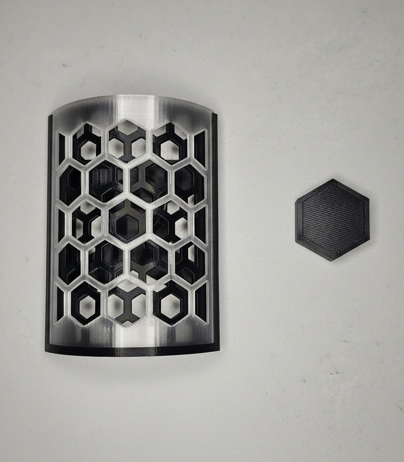 Hex Mesh Nori Seaweed Feeder Magnetic N52 | Reef tank | Saltwater | 3d Printed | Magnetic up to 3/4 glass