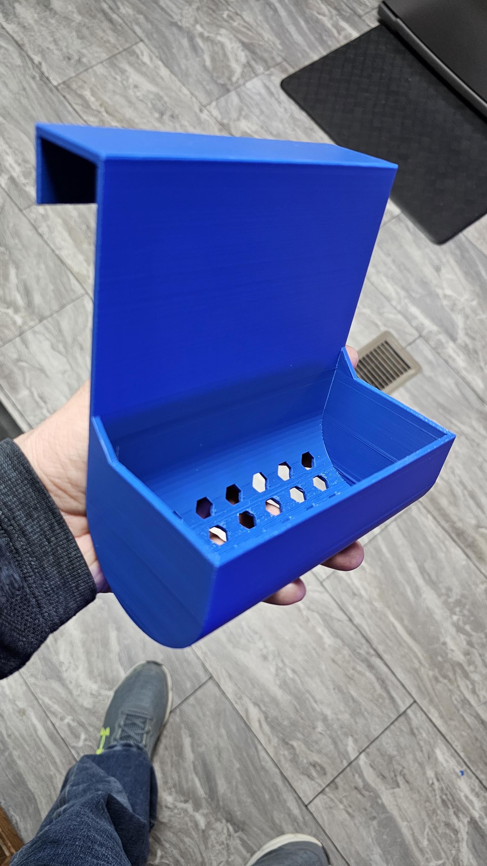 Hang on sump filter tray with carbon chamber | 6 inch wide | Reef Safe