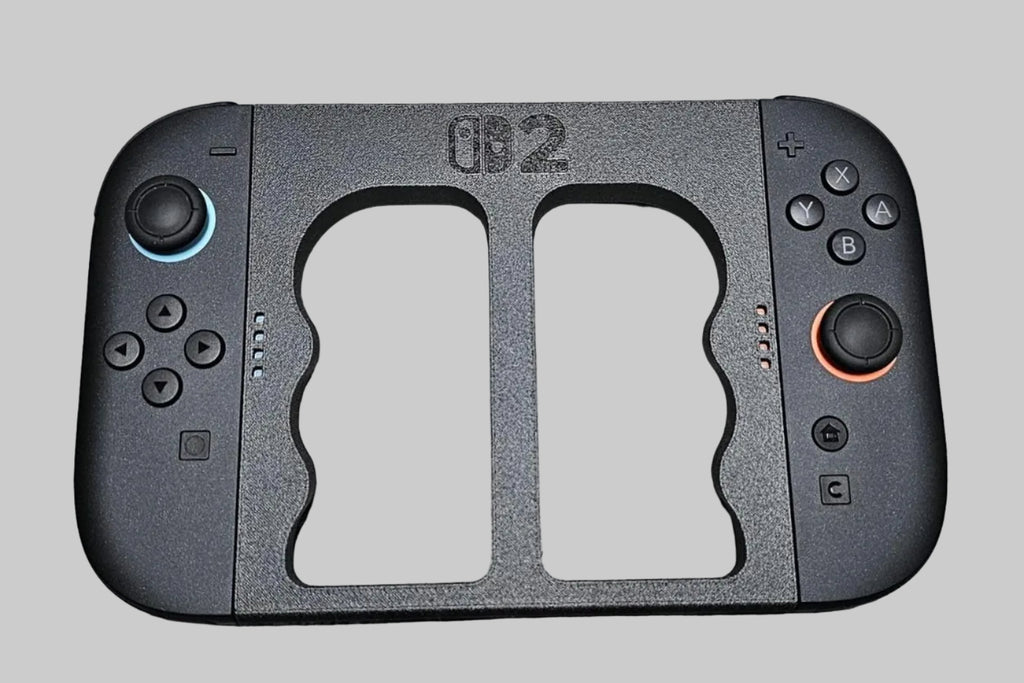 Switch 2 Joycon Ergonomic Extended Holder | 4.5, 6, or 8 inches wide | Magnetic | Nintendo Switch 2 | Petg Cf | 3d Printed
