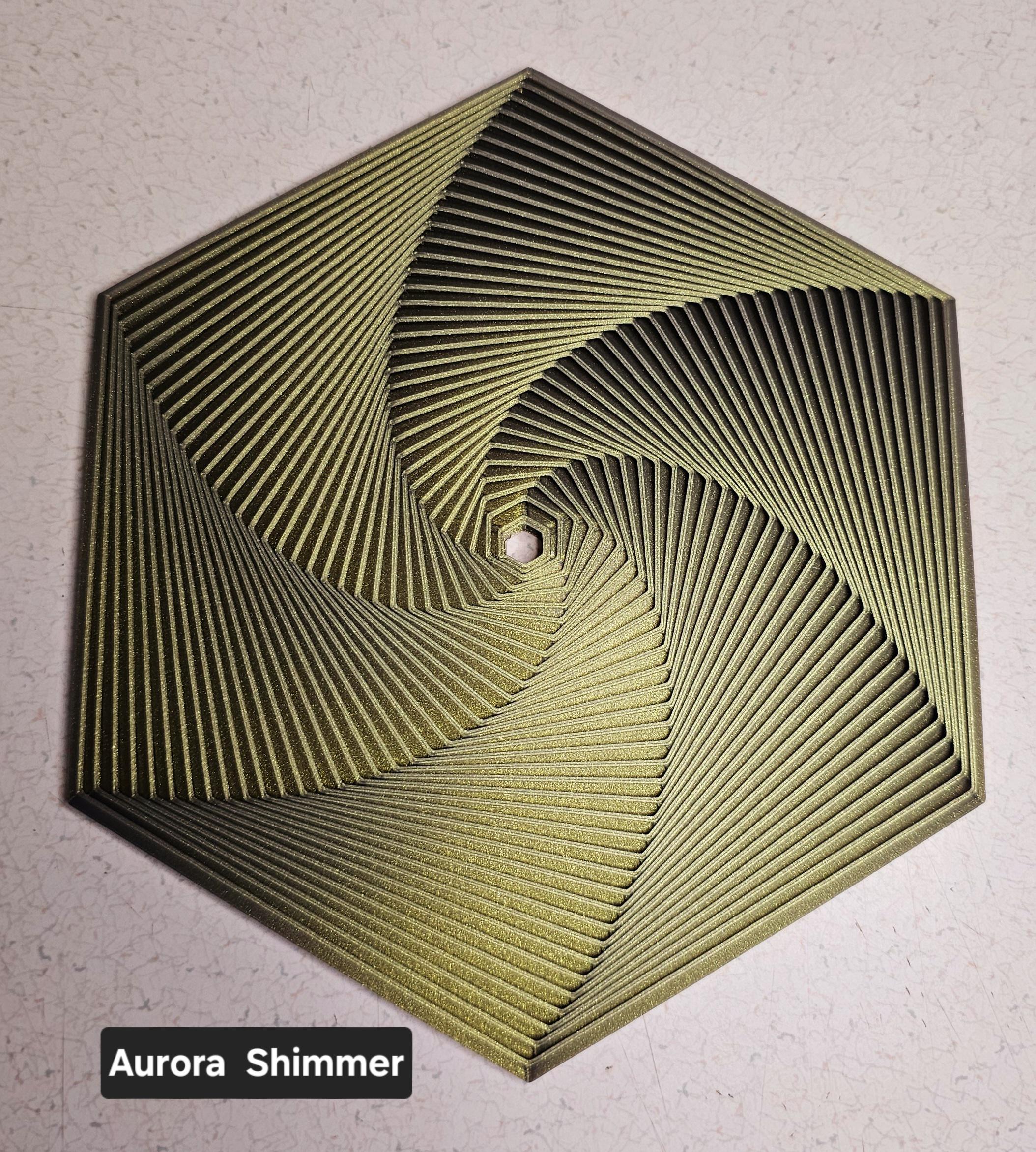 Hexagon Superfidget 7 inch | Desk toy | Stress relief | Fractal hexagon | 3d Printed | Hancrafted