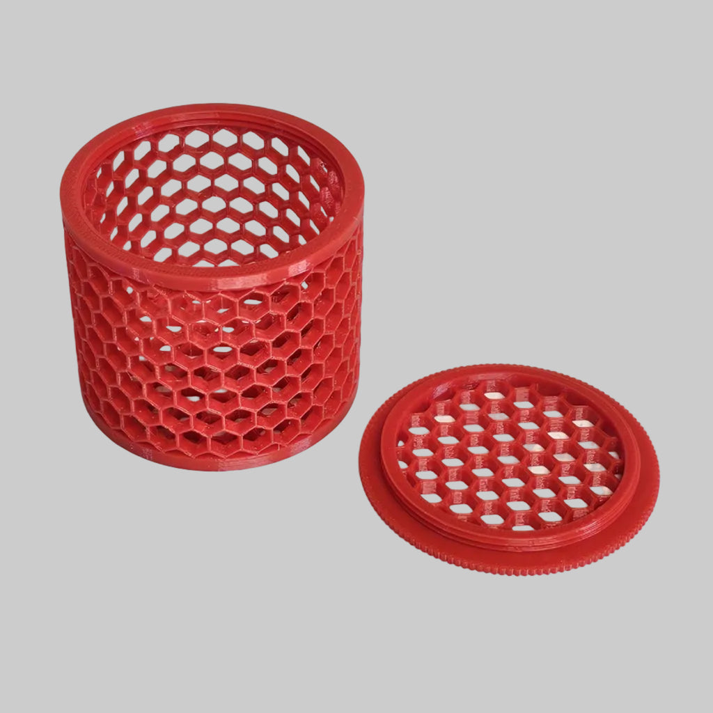 Coral Mushroom Anemone Cage with screw on lid | Reef tank | Saltwater | 3d Printed